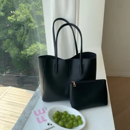 Vintage Women's Tote Bag, New Korean Version, Large Capacity, Simple Commuting Bag, Fashionable and Versatile, Single Shoulder B