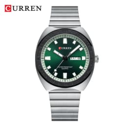 CURREN Luxury Factory Watch Men Calendar Sport Military Male Clock Brand Luxury Origianl PU Leather Steel Band Wristwatch 8208