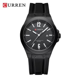 CURREN Luxury Factory Watch Men Calendar Sport Military Male Clock Brand Luxury Origianl PU Leather Steel Band Wristwatch 8208