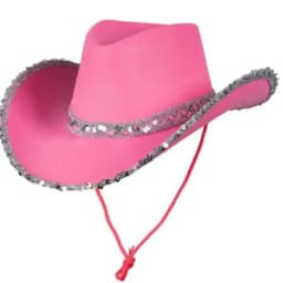 Summer Women Girls Adult Size Neck Draw String Adjustable Cow Girl Hat White Cowgirl Hat Cowboy Hat Pink Star
