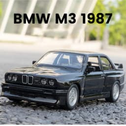 Scale 1/36 BMW M3 Alloy Model Toys Die Casting Alloy Model Door Can Be Opened Pull Back Toys Decorations Birthday Gift for Boy