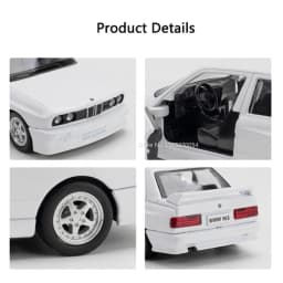Scale 1/36 BMW M3 Alloy Model Toys Die Casting Alloy Model Door Can Be Opened Pull Back Toys Decorations Birthday Gift for Boy