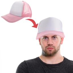 10 Pcs Polyester Mesh Blank Baseball Cap Adjustable Snapback Trucker Hat Diy Sublimation Hats Lightweight Breathable HatsCaps