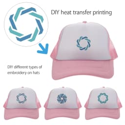 10 Pcs Polyester Mesh Blank Baseball Cap Adjustable Snapback Trucker Hat Diy Sublimation Hats Lightweight Breathable HatsCaps