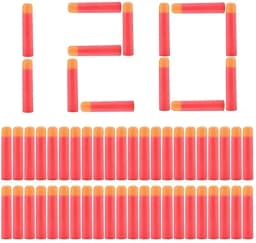 120 Pack Refill Darts 9.5cm Foam Blaster Refill Bullets Compatible for Nerf Mega Guns Foam Toy Darts for Kids Birthday Gift