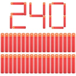120 Pack Refill Darts 9.5cm Foam Blaster Refill Bullets Compatible for Nerf Mega Guns Foam Toy Darts for Kids Birthday Gift