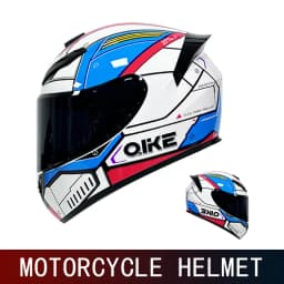 DOT Motorcycle Full Helmet Male Large Tail Retro Cruise Motorcycle Helmet Motorcycle Helmet Full Coverage to Keep Warm.
