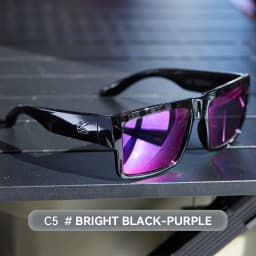 KAENON New Type Polarized Coated Sunglasses Fishing Men's Anti-Reflective Driving Sunglasses Wide Glasses Legs