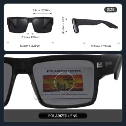 KAENON New Type Polarized Coated Sunglasses Fishing Men's Anti-Reflective Driving Sunglasses Wide Glasses Legs