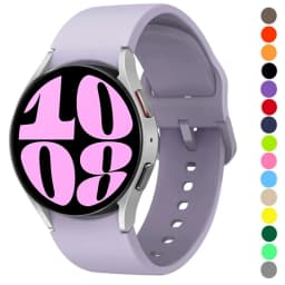 Silicone Strap For Samsung Galaxy Watch 7 6 5 4 FE 44mm 40mm 5 pro 45mm sport band 20mm No gap Bracelet Galaxy Watch 6-4 classic