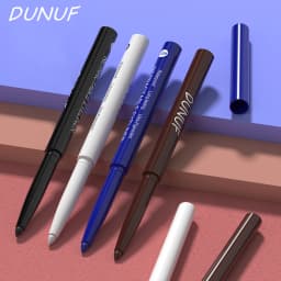 DUNUF 4 Pcs Durable Waterproof Eyeliner Pencil Non-smudging Soft Easy to Operate Sweat-proof and Easy to Color Beginner Friendly