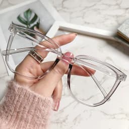 Transparent Computer Glasses Frame Women Men Anti Blue Light square Eyewear Blocking Glasses Optical Spectacle Eyeglass