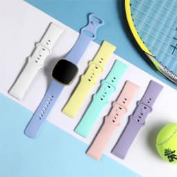 Soft Silicone Strap For Fitbit Versa 3 band Correa sport Bracelet For Fitbit Sense Versa3 women Watchband smartwatch Accessories