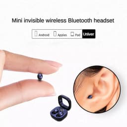 Wireless Bluetooth Headset Mini Ultra Small Sleep New Invisible Earbuds High Sound Quality Headphones Noise Reduction Earphones