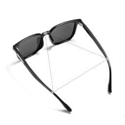 VEITHDIA Brand New Sunglasses Unisex Retro TR90 Sunglasses Polarized UV400 Lens Vintage Eyewear Sun Glasses For Men/Women V5805