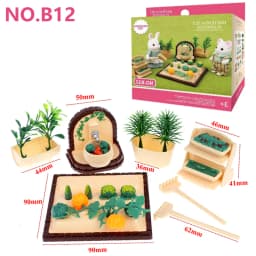 Miniature Furniture 1:12 Dollhouse Kitchen Livingroom Bedroom Set DIY Scene Doll Play Decoration Girl Toy House Gift
