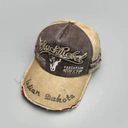 New Unisex Distress Hip Hop Letter Embroidery Baseball Hats Breathable Versatile Fashion Retro Ins Broken Personal Peaked Caps