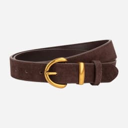 Women Luxury Design Suede Leather Belt Casual Versatile Business Waist Strap Trendy Pin Buckle Waistband
