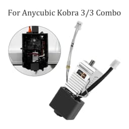 For Anycubic Kobra 3 Combo Hotend with Heatbreak Nozzle Thermistor Throat Heater Block for Anycubic Kobra3 Print Head Hot End