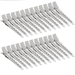 20pcs/set 3.5 Inch Silver Duckbill Hair Clips For Women Girls Hair Styling Rustproof Metal Hairpins Barrettes Hair Accessories