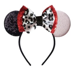 1pc Chic Mouse Ears Headband Sequins 5"Bow Hairband For Girls Women Holiday Festival Party DIY Women Hair Accessories Gift