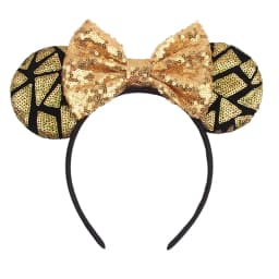 1pc Chic Mouse Ears Headband Sequins 5"Bow Hairband For Girls Women Holiday Festival Party DIY Women Hair Accessories Gift