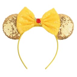 1pc Chic Mouse Ears Headband Sequins 5"Bow Hairband For Girls Women Holiday Festival Party DIY Women Hair Accessories Gift