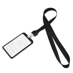 Fashion Unisex Card Cover Women Lanyard Aluminum Alloy Work ID Card Holder Business Work Card ID Badge Holder Metal Bags Case