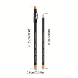 12pcs Black/Brown/Dark Brown Eyebrow Pencil Sharpener Eyebrow Pencil with Sharpener Eyebrow Line Lasting