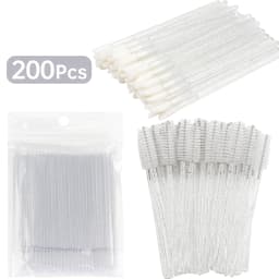 200 Pcs Eyelash Extension Makeup Set Special Eyelash Removal Micro Brush Lipline Brush for Women Lash Make Up Tool