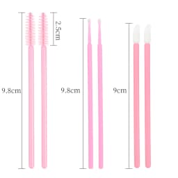 200 Pcs Eyelash Extension Makeup Set Special Eyelash Removal Micro Brush Lipline Brush for Women Lash Make Up Tool