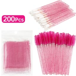 200 Pcs Eyelash Extension Makeup Set Special Eyelash Removal Micro Brush Lipline Brush for Women Lash Make Up Tool
