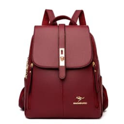 Women Large Capacity Backpack High Quality Leather Vintage Bags for Women School Bags Travel Rucksack Ladies Bookbag Knapsack