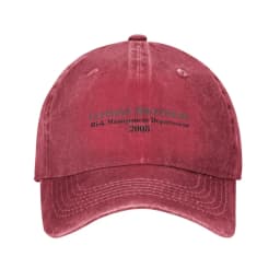 Lehman Brothers Risk Management Dept Washed Baseball Cap Street Style Trucker Dad Hat Summer Unisex Teens Sunscreen Baseball Cap