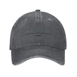 Lehman Brothers Risk Management Dept Washed Baseball Cap Street Style Trucker Dad Hat Summer Unisex Teens Sunscreen Baseball Cap
