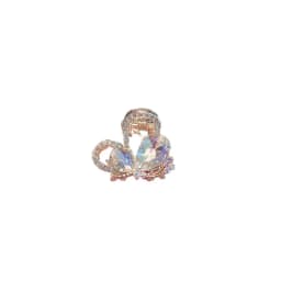 Shining Crystal Rhinestone Butterfly Hair Claw Mini Princess Head Top Clip High-end Side Bangs Clip Women's Hair Accessories