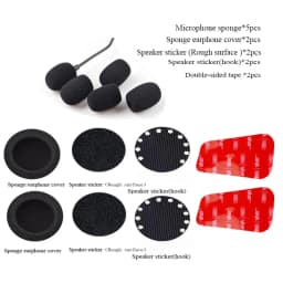 For Cardo PACKTALK BOLD motorcycle helmet Bluetooth intercom accessories Headset microphone sponge and double-sided tape
