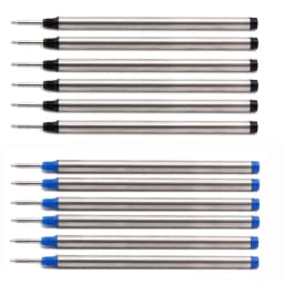 113mmx6mm 0.7 Tip Rollerball Pen Ballpen Refill For Mont Blanc 105159 107878 M506 P163 German Ink MNB107878 M710 H-12 M401