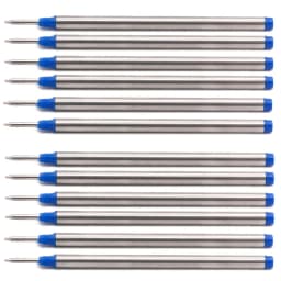 113mmx6mm 0.7 Tip Rollerball Pen Ballpen Refill For Mont Blanc 105159 107878 M506 P163 German Ink MNB107878 M710 H-12 M401