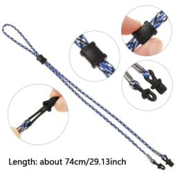 Women Men Sports Glasses Chain Holder Necklace Sunglasses Lanyard Non-slip Reading Glasses Holder Strap Eyewear Braid
