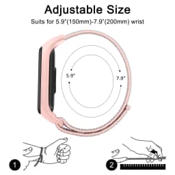 Nylon Sport Bracelet For Xiaomi Mi Band 5 6 7 Strap loop watch wrist Belt For Xiaomi Miband 3 4 5 6 7 Wristband Replacement