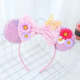 Disney Mummy Mickey Mouse Ears Headbands Girls Halloween Hairband Kids Cartoon Mumiai Minnie Hair Accessories for Women Festival