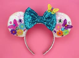 Disney Mummy Mickey Mouse Ears Headbands Girls Halloween Hairband Kids Cartoon Mumiai Minnie Hair Accessories for Women Festival
