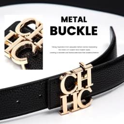 CHCH Men's Leather Belts Brand Cowskin Belt Top Quality Men Belt Luxury Designer Leather Belts Metal Buckle Male belts 3.8CM