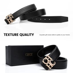 CHCH Men's Leather Belts Brand Cowskin Belt Top Quality Men Belt Luxury Designer Leather Belts Metal Buckle Male belts 3.8CM