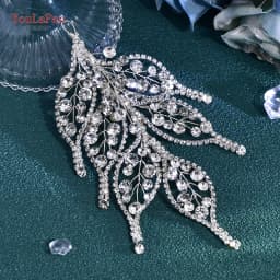 YouLaPan Bride Pearl Headband Rhinestone Chain Wedding Women Hair Pieces Handmade Headwear Trendy Party Hair Accessories HP739