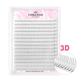 CoMango 120/300Fans Premade Volume Fans Wispy Mink Pointy Base Eyelashes Extension 3D/6D/10D/12D/14D/16D Imported Material PBT
