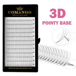 CoMango 120/300Fans Premade Volume Fans Wispy Mink Pointy Base Eyelashes Extension 3D/6D/10D/12D/14D/16D Imported Material PBT