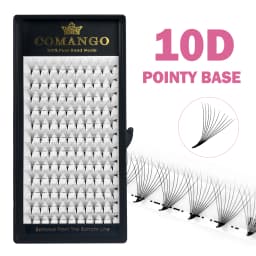 CoMango 120/300Fans Premade Volume Fans Wispy Mink Pointy Base Eyelashes Extension 3D/6D/10D/12D/14D/16D Imported Material PBT