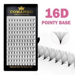 CoMango 120/300Fans Premade Volume Fans Wispy Mink Pointy Base Eyelashes Extension 3D/6D/10D/12D/14D/16D Imported Material PBT